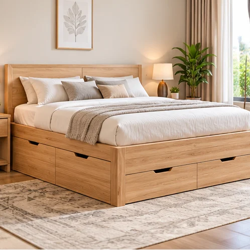 Serene King Storage Bed